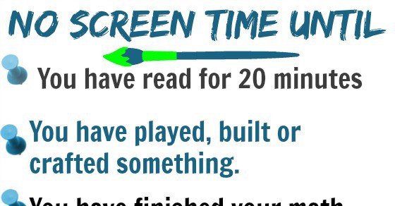 Screen time guidelines 