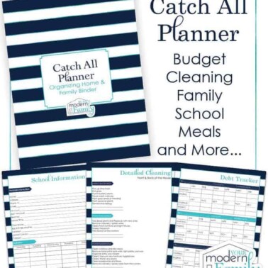 A close up of planner with text around it.