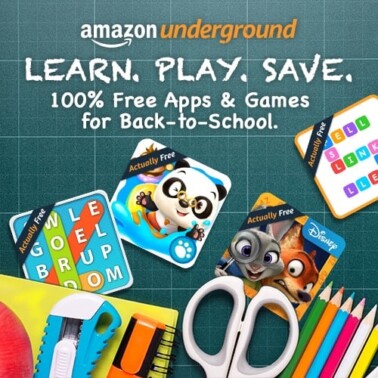 An advertisement for amazon underground.