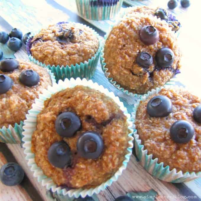 blueberry bran muffins