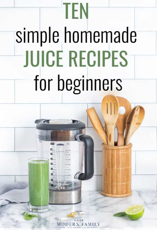 10 simple homemade juice recipes for beginners