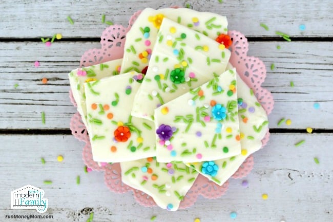 White Chocolate Bark from above