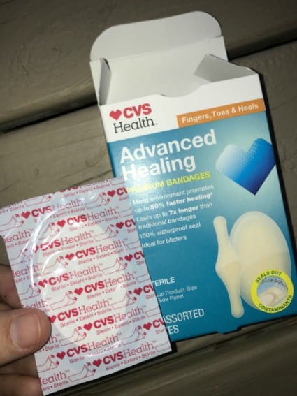 A box of CVS band-aids.