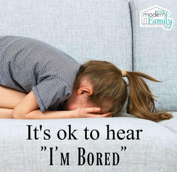 It's ok to be bored