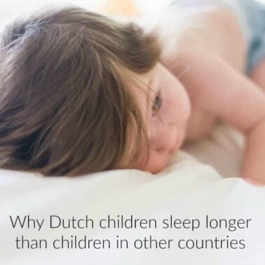 dutch children sleep longer than children in other countries