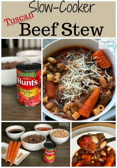Slow cooker tuscan beef stew