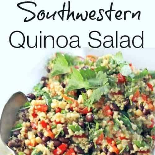 chilled southwestern quinoa salad