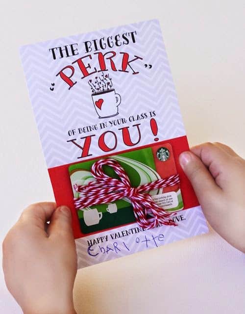 Valentine's Day Card Ideas for Kids - card for teacher