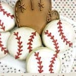 baseball sugar cookies