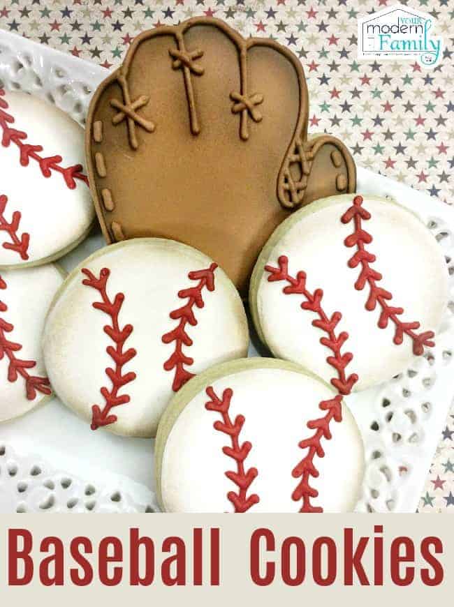 baseball sugar cookies