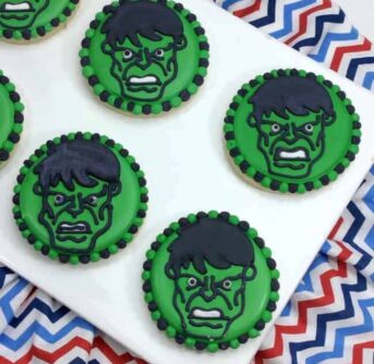 Hulk Sugar Cookies