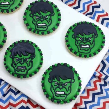 Hulk Sugar Cookies