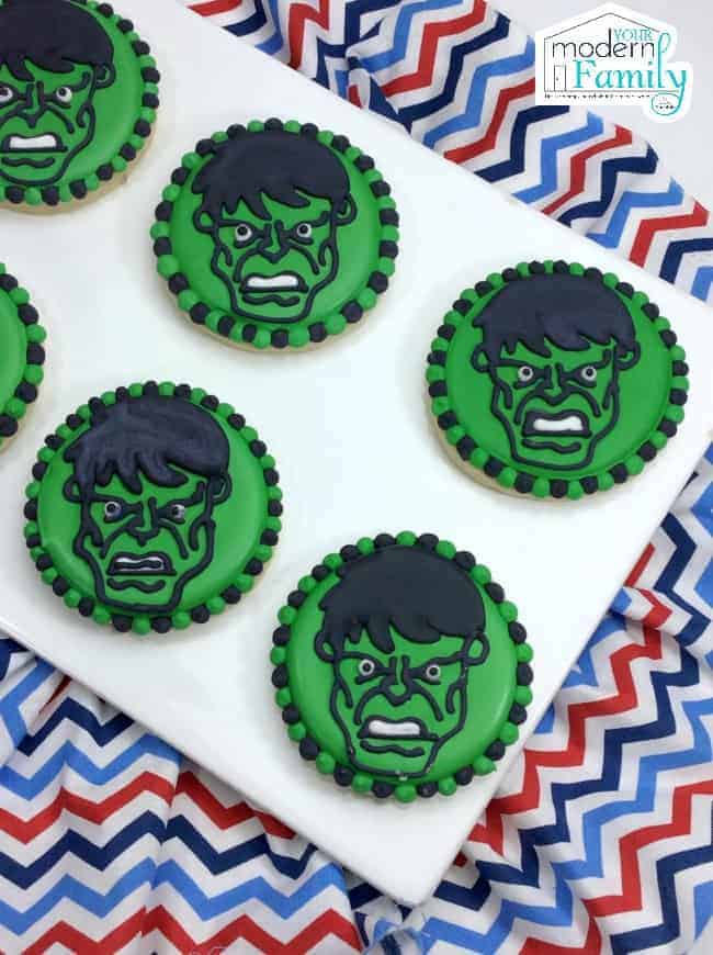 Hulk Sugar Cookies 