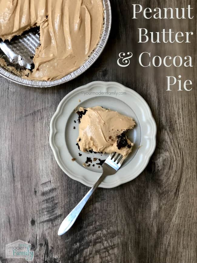 Peanut Butter & Cocoa Pie