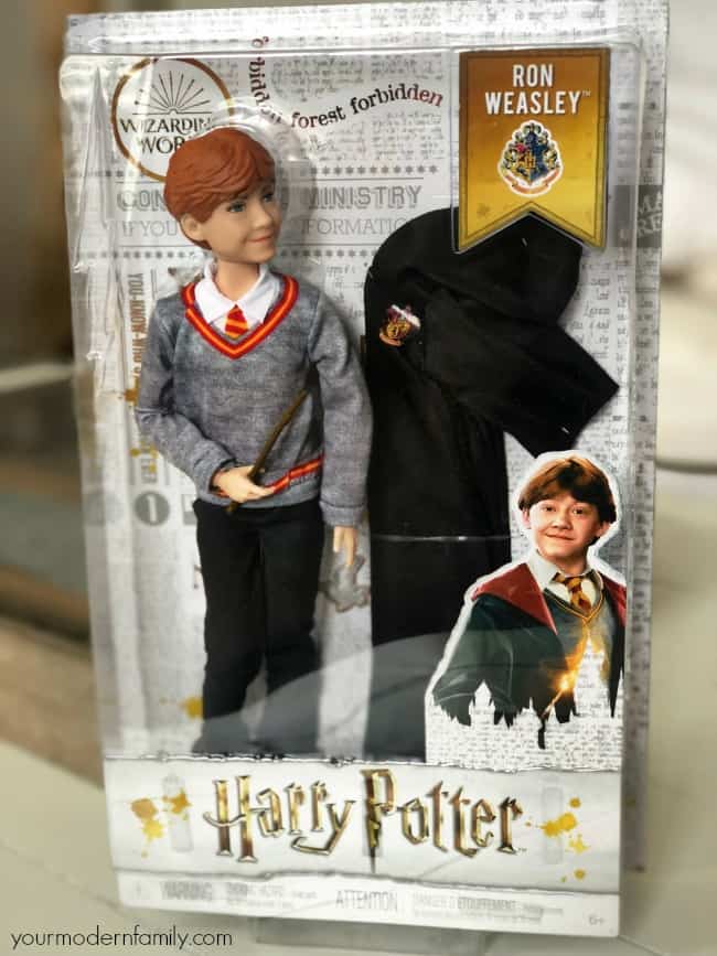 A Ronald Weasley figurine in its original box.