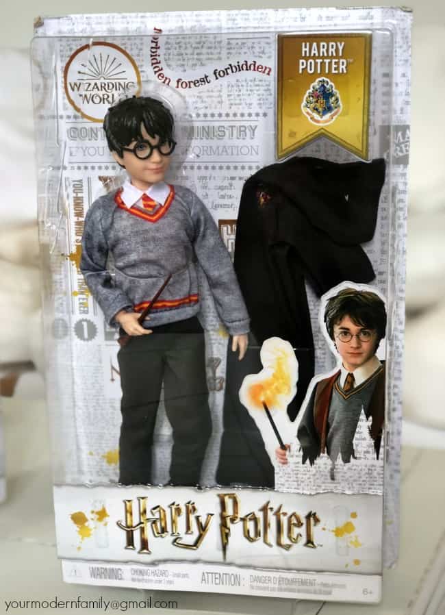 A Harry Potter figurine in its original box.