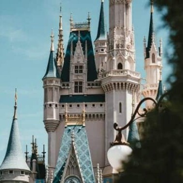 Cinderella's castle in Disney World.