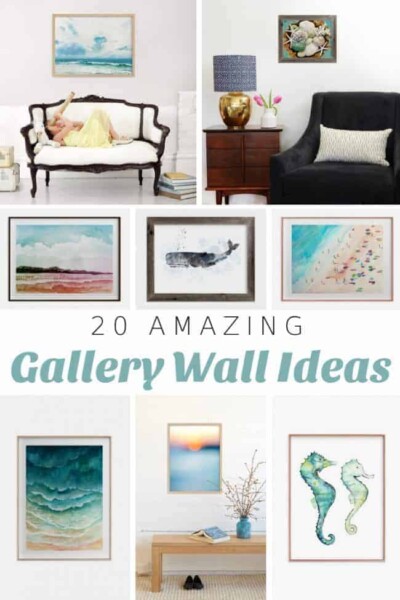 20 Best Coastal Gallery Wall Ideas - Your Modern Family
