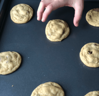 taking cookies - healthier choc chip cookies