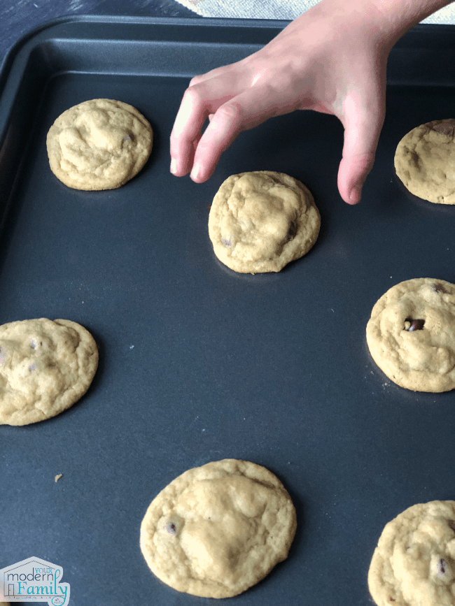 taking cookies - healthier choc chip cookies