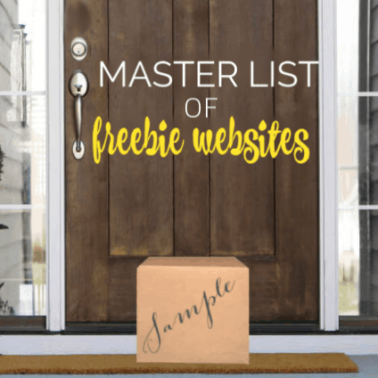 Master list of freebie website - websites that send you FREE samples!