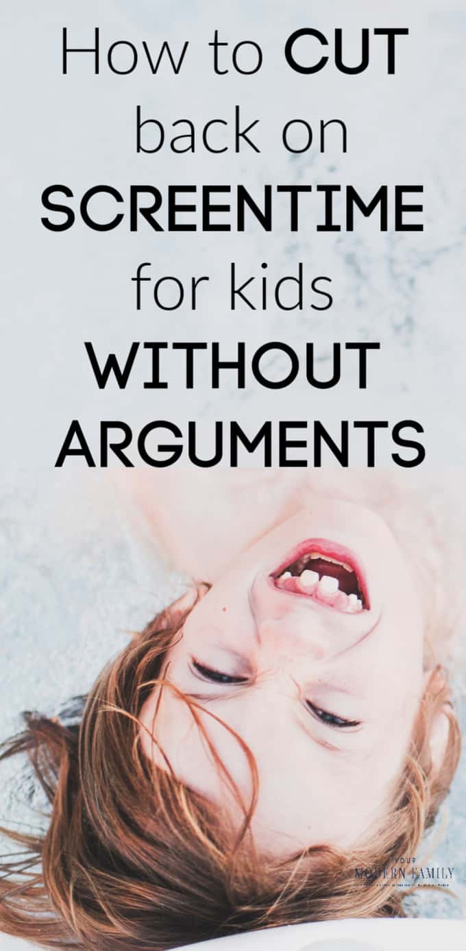 how to cut back on screen time