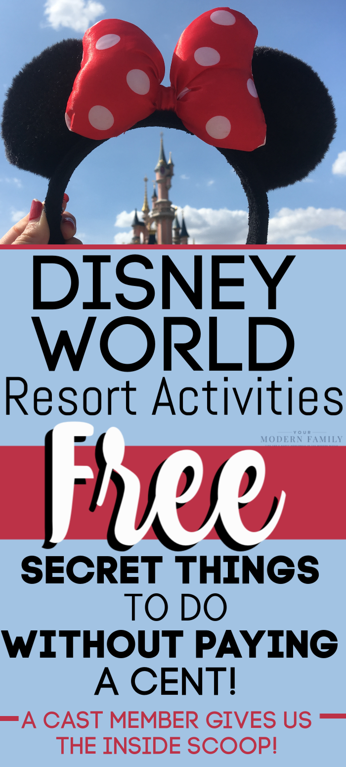 Free Disney World Resort Activities to Enjoy at the Hotels