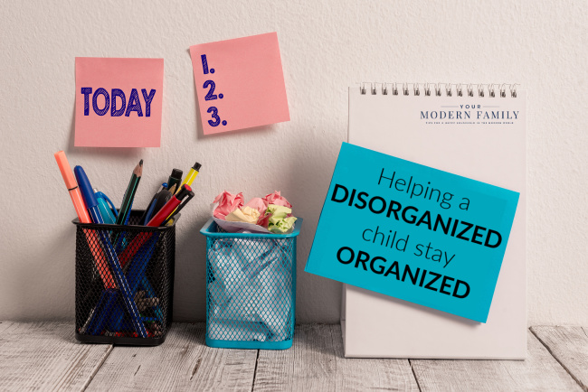 Tips for helping the disorganized child be more organized