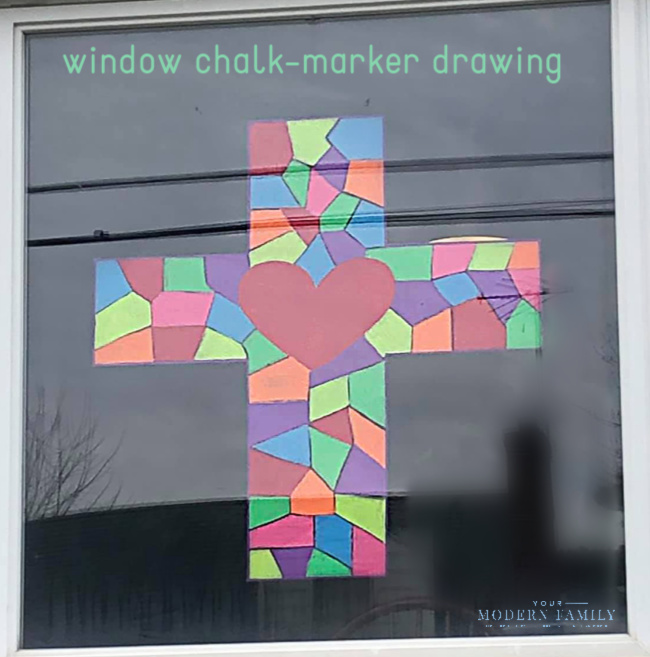 STAINED GLASS WITH WINDOW CHALK 