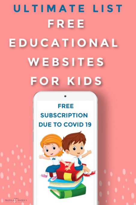 FREE EDUCATIONAL WEBSITES DUE TO PANDEMIC