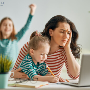 exhausted mothers