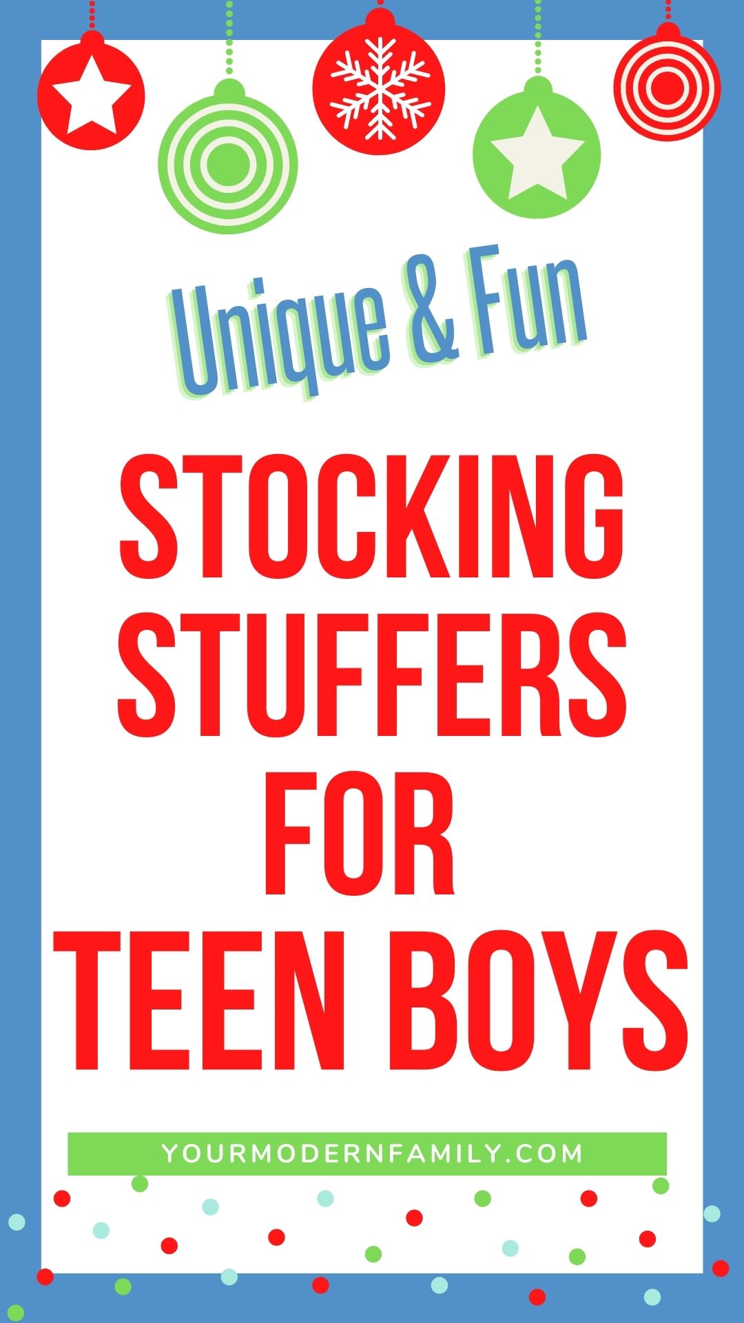 stocking stuffers for teen boys