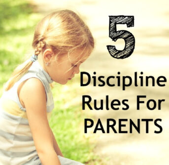 Little girl thinking - 5 Discipline Rules For PARENTS