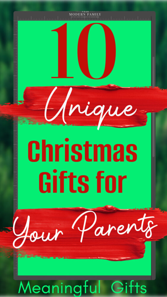 Meaningful, personal, and unique gifts they won't find at a store! The most thoughtful gifts for YOUR parents.