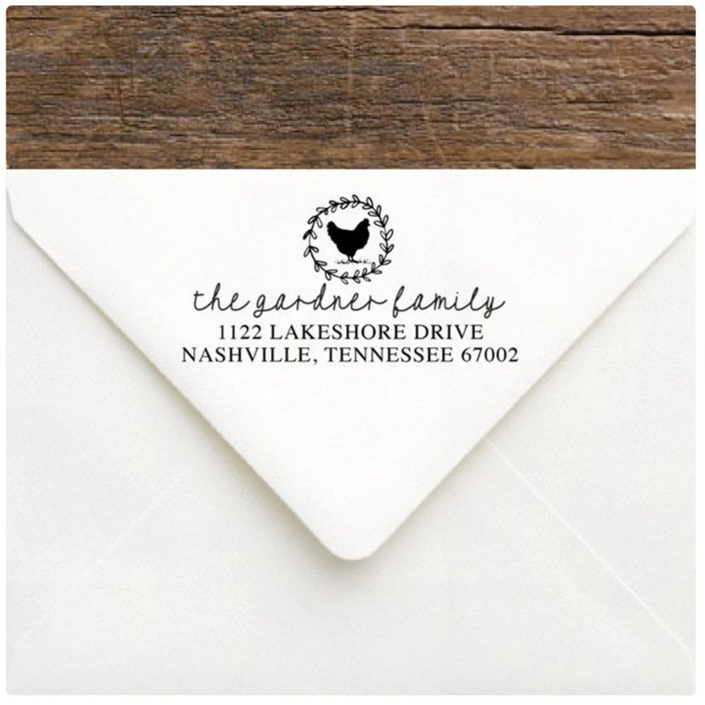 Best Christmas Gifts for Parents - return address stamp