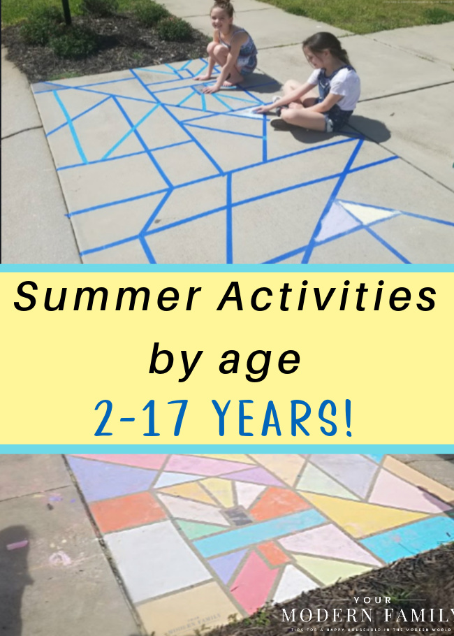 summer activities by age