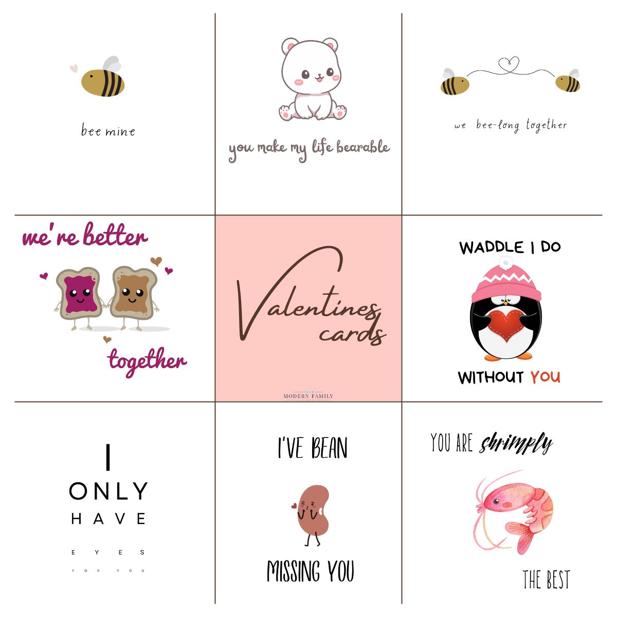 free printable valentines day cards