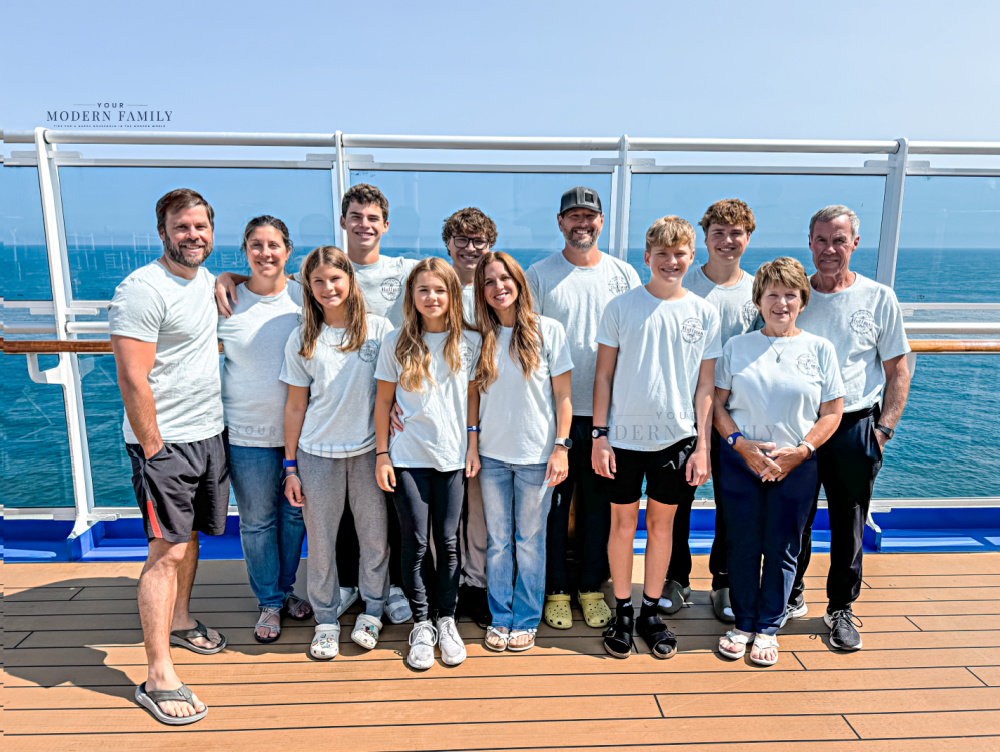 how to end sibling rivalry - family on cruise ship